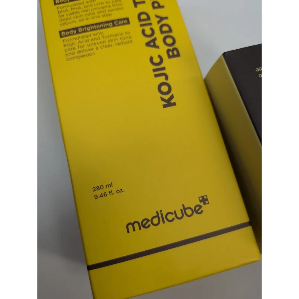 NIB LOT 2🥰Medicube Kojic Acid Turmeric Body Peel Shot Deep Vita C Capsule Cream